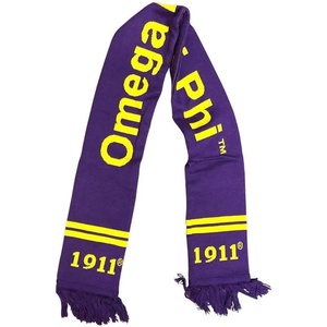 Omega Psi Phi Fraternity Knit Scarf Purple