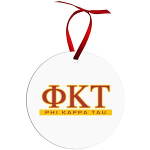 Phi Kappa Tau Classic Circle Ornaments