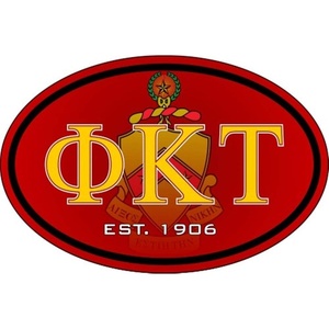 Phi Kappa Tau Color Oval Decal