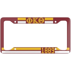 Phi Kappa Theta Year License Plate Frames