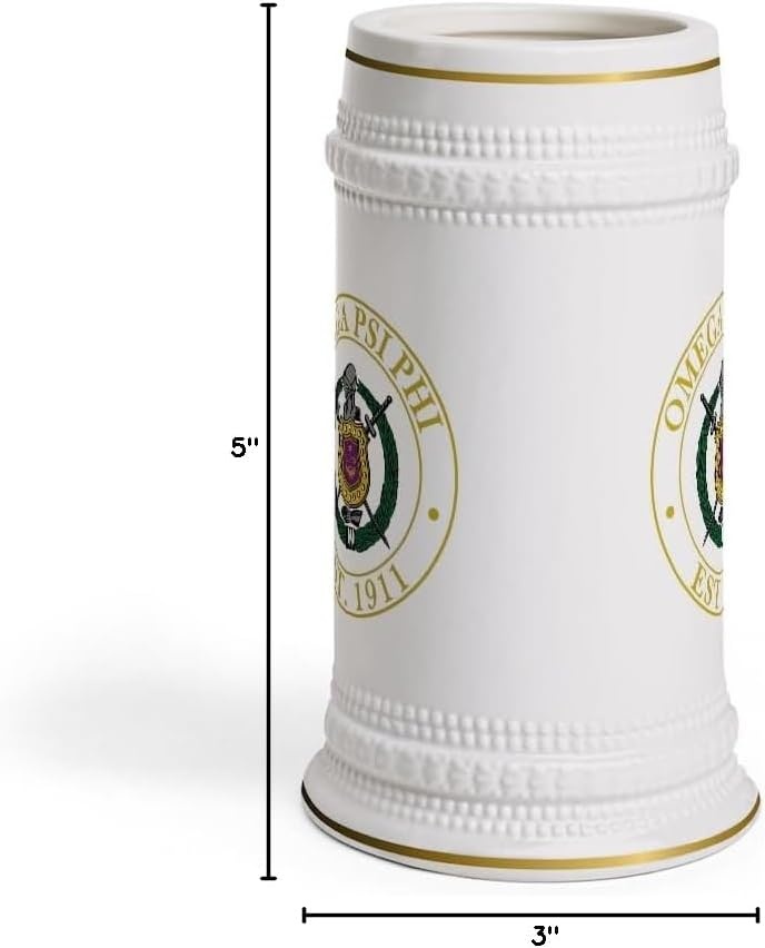 image:imageOmega Psi Phi Ceramic Collectors Stein Tankard
