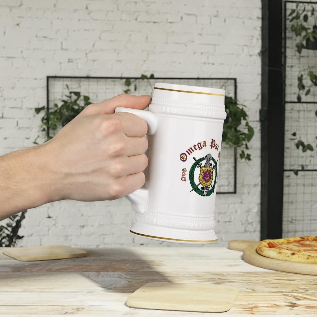 image:imageOmega Psi Phi Collectors Crest amp Year Ceramic Stein Tankard