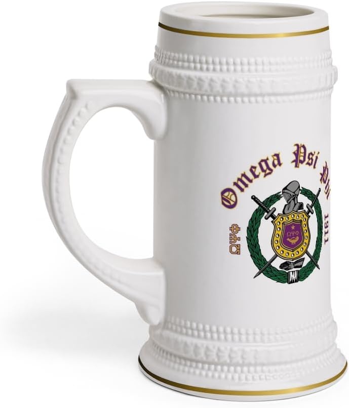 image:imageOmega Psi Phi Collectors Crest amp Year Ceramic Stein Tankard