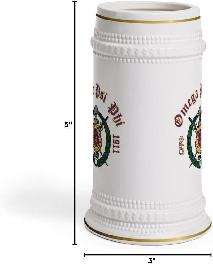image:imageOmega Psi Phi Collectors Crest amp Year Ceramic Stein Tankard