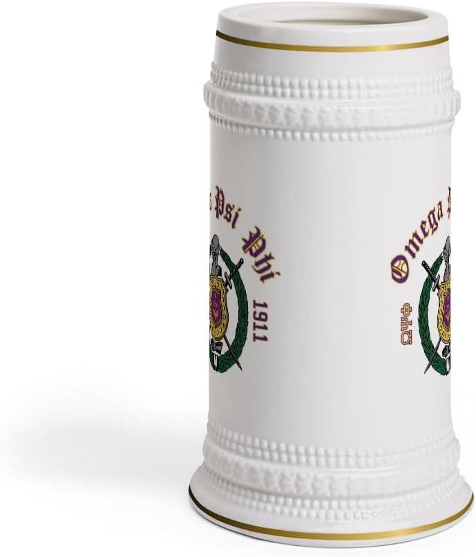 image:imageOmega Psi Phi Collectors Crest amp Year Ceramic Stein Tankard