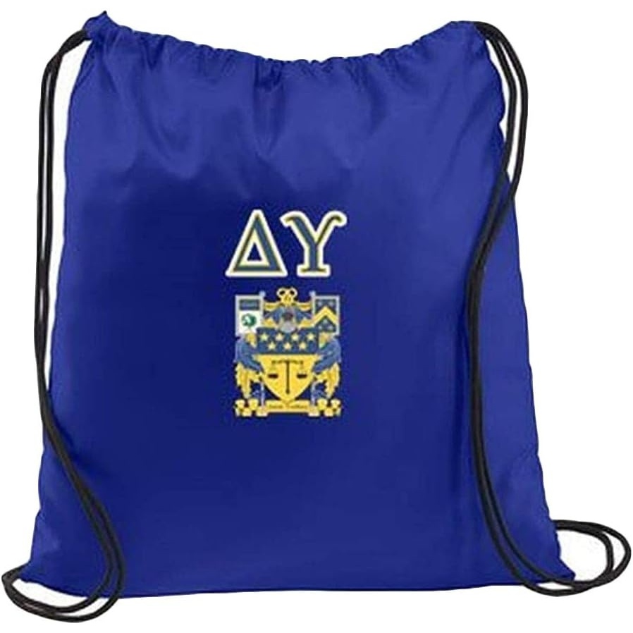 image:imageGreekgear Delta Upsilon Crest Shield Cinch Sack