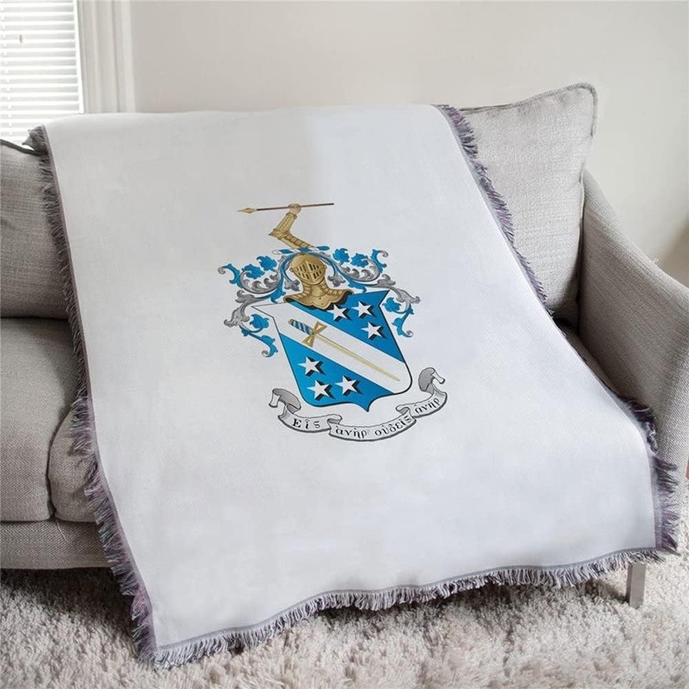 image:imageGreekgear Phi Delta Theta Full Color Crest Afghan Blanket Throw