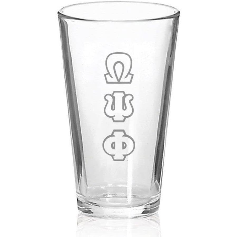 image:imageOmega Psi Phi Big Letter Mixing Glass