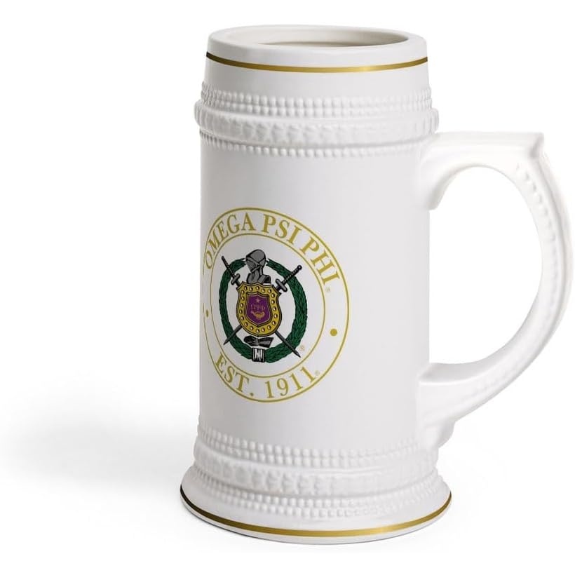 image:imageOmega Psi Phi Ceramic Collectors Stein Tankard