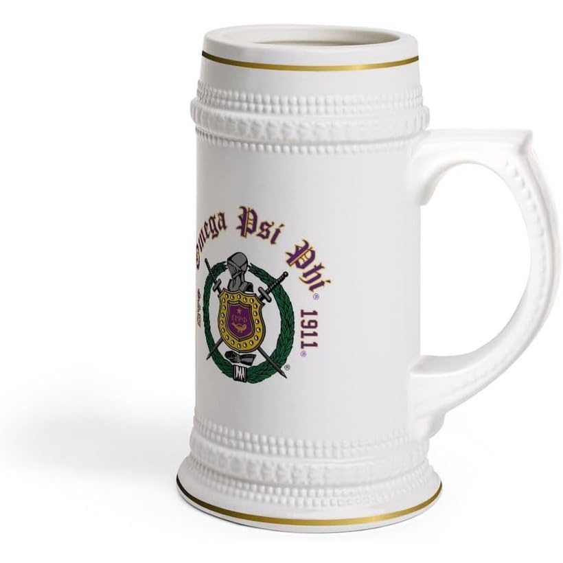 image:imageOmega Psi Phi Collectors Crest amp Year Ceramic Stein Tankard