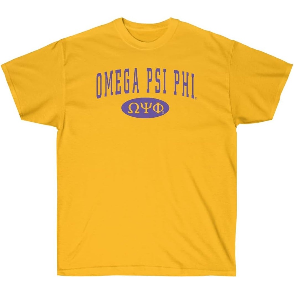 image:imageOmega Psi Phi Group TShirtAthletic Gold
