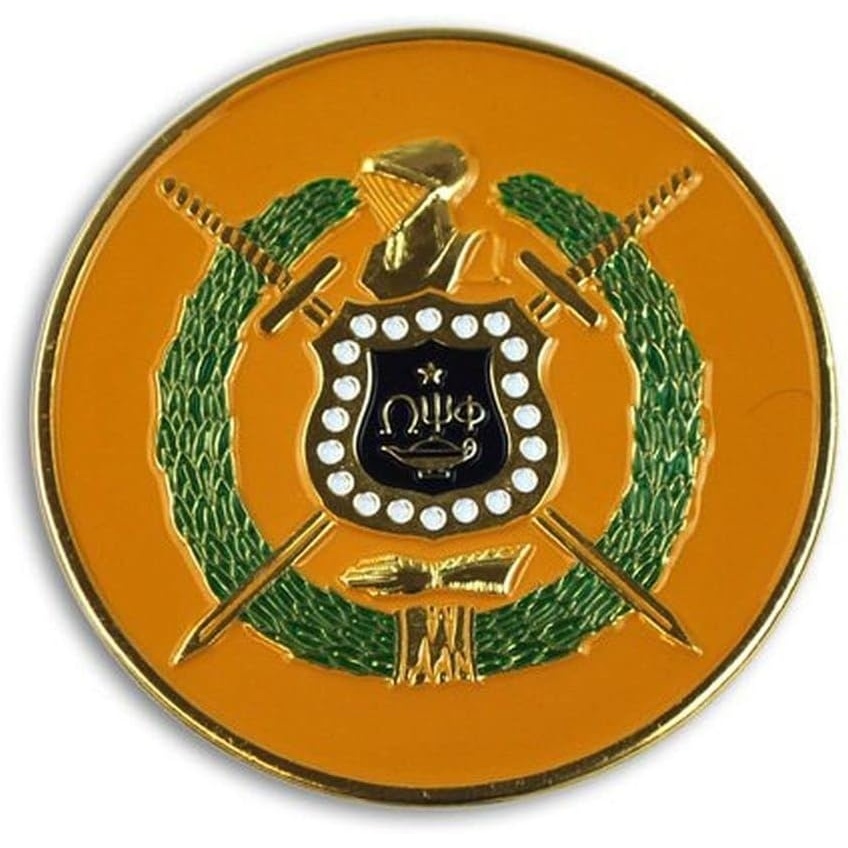 image:imageOmega Psi Phi Round Car Badges