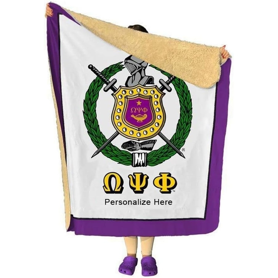 image:imageOmega Psi Phi Sherpa Lap Blanket