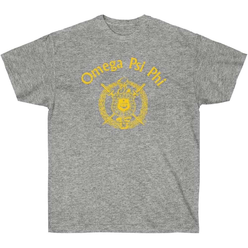 image:imageOmega Psi Phi Shield TeesSports Grey