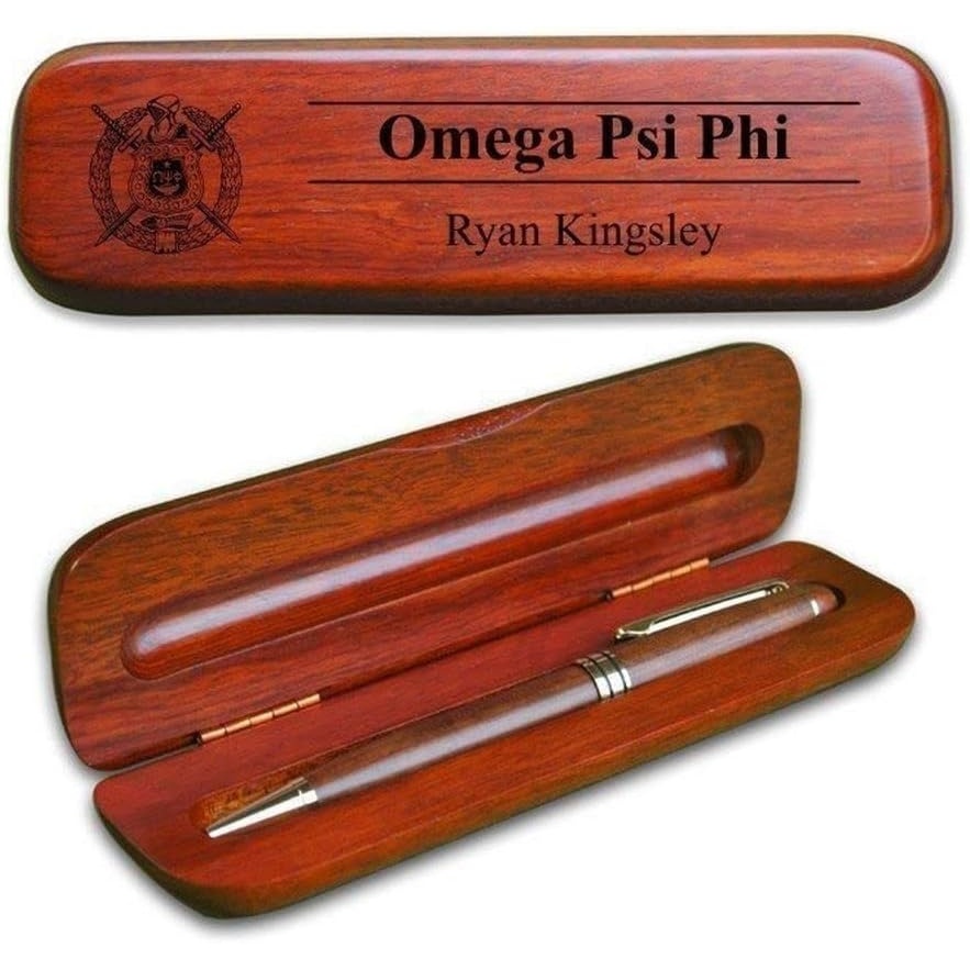 image:imageOmega Psi Phi Wooden Pen Set