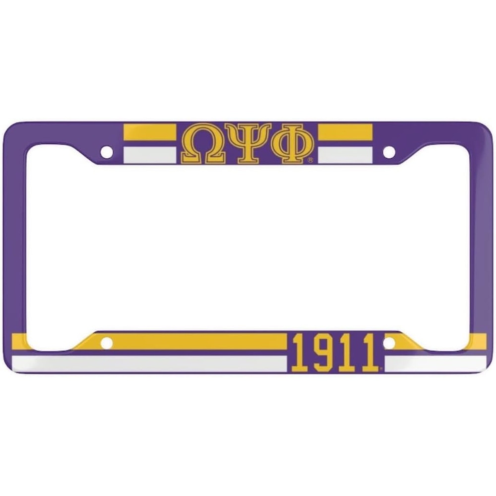 image:imageOmega Psi Phi Year License Plate Frames