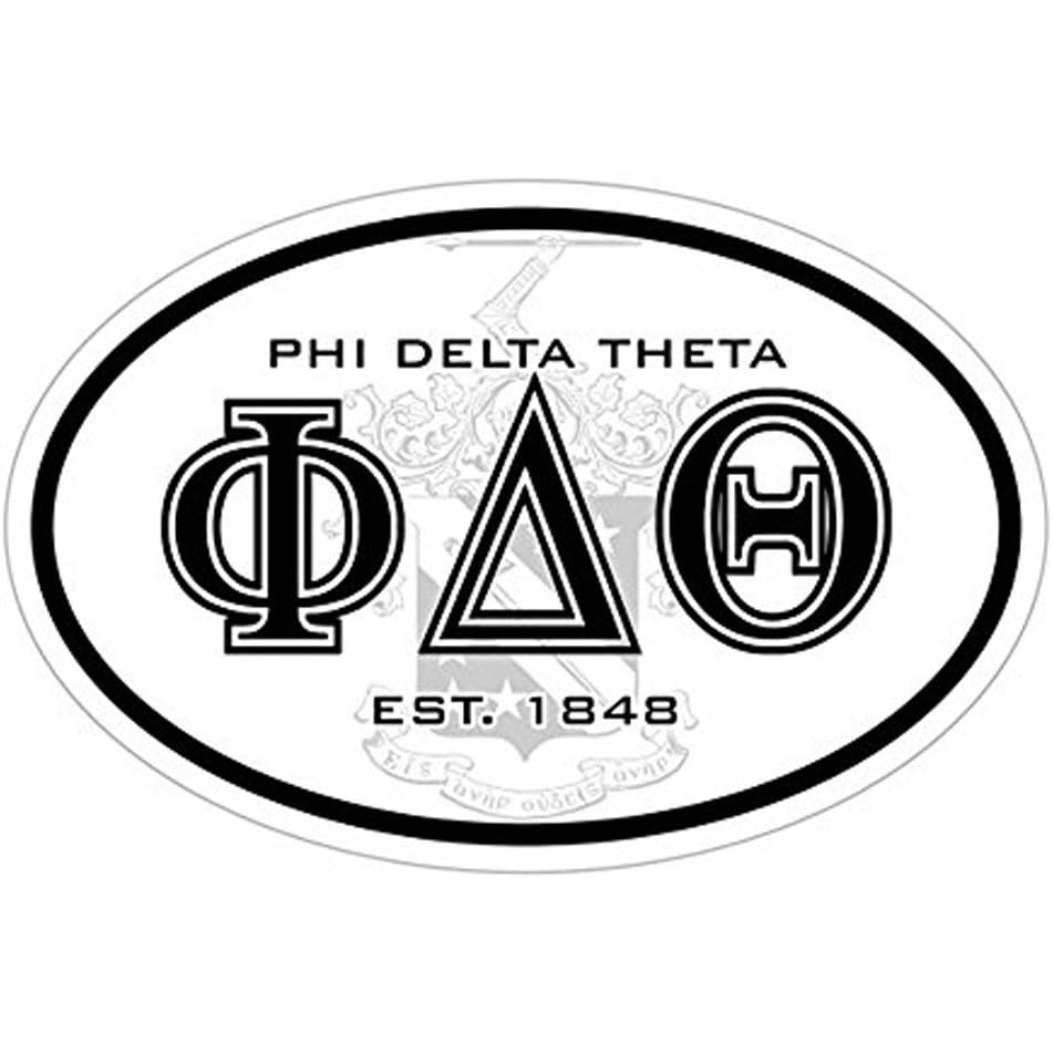 image:imagePhi Delta Theta Oval Crest Bumper Sticker