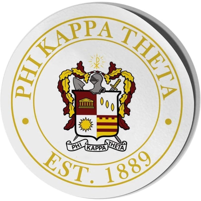 image:imagePhi Kappa Theta Circle Crest Shield Decal