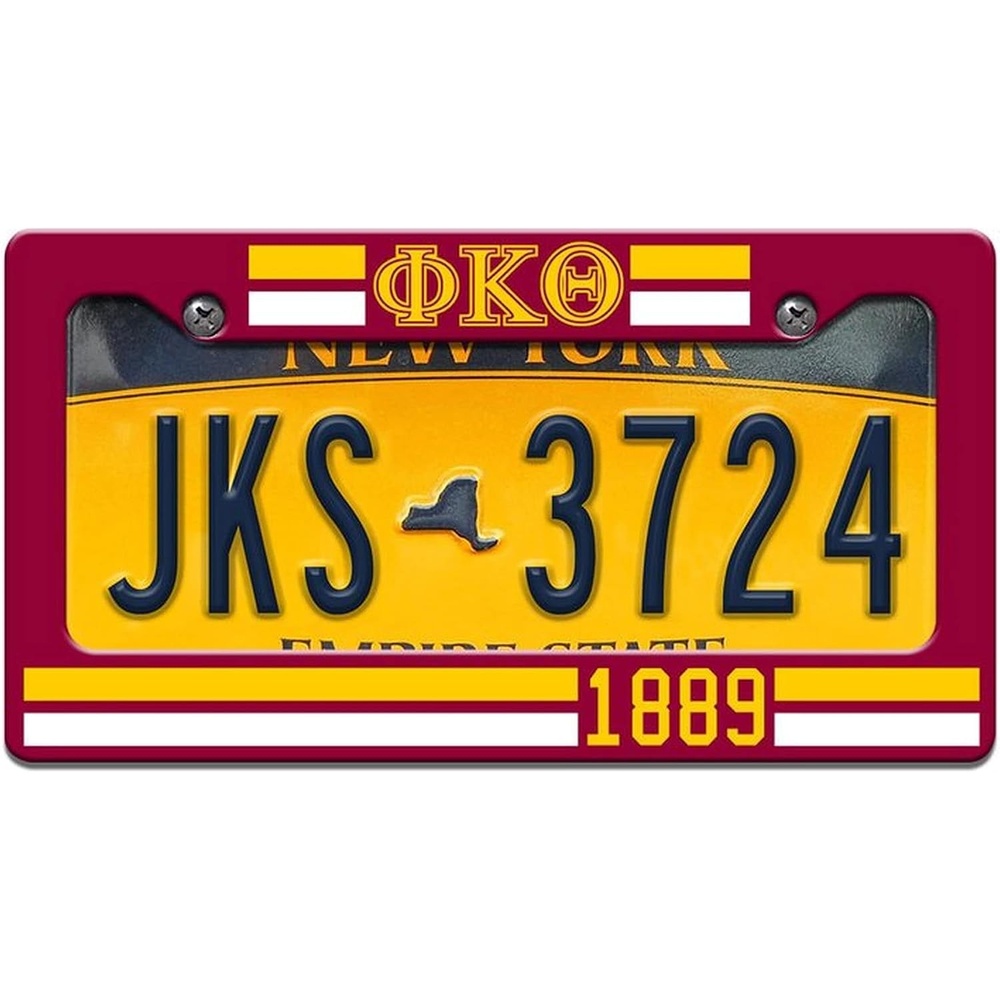 image:imagePhi Kappa Theta Year License Plate Frame