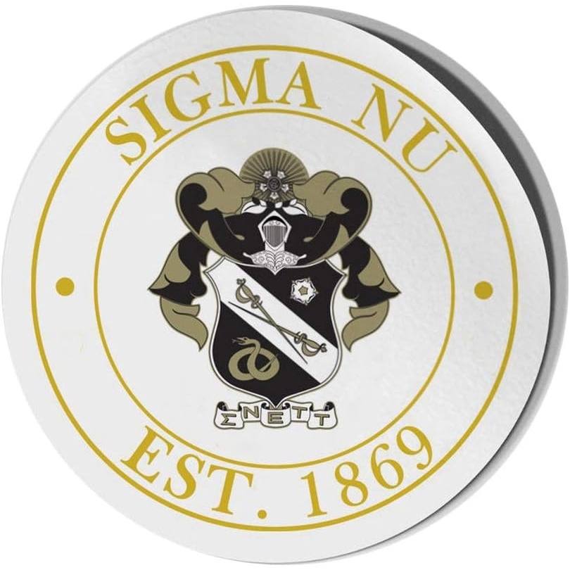 image:imageSigma Nu Circle Crest Shield Decal