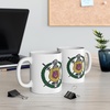 Omega Psi Phi Crest Only Ceramic Coffee Cup, 11oz