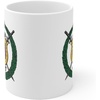 Omega Psi Phi Crest Only Ceramic Coffee Cup, 11oz