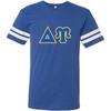 Delta Upsilon DU World Famous Greek Twill Football Fine Jersey Tee