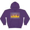 Greekgear Omega Psi Phi Starburst World Famous Hooded Sweatshirt(Purple)