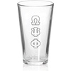 Omega Psi Phi Big Letter Mixing Glass