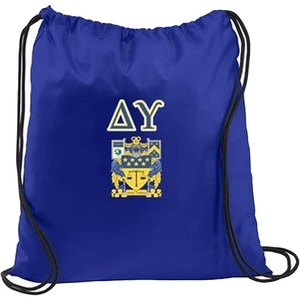 Greekgear Delta Upsilon Crest Shield Cinch Sack