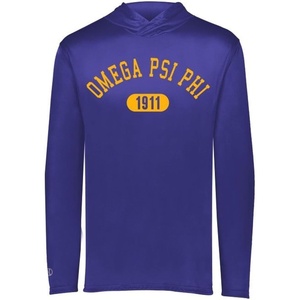 Greekgear Omega Psi Phi Momentum Hoodie(Purple)