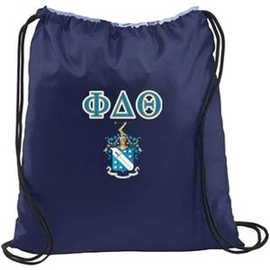 Greekgear Phi Delta Theta Crest Shield Cinch Sack