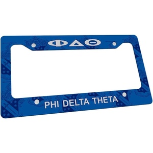 Greekgear Phi Delta Theta Custom License Plate Frame Royal Blue