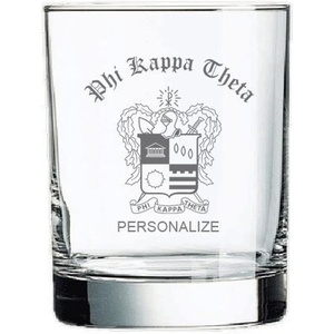Greekgear Phi Kappa Theta Old Style Glass Transparent