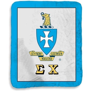 Greekgear Sigma Chi Sherpa Lap Blanket