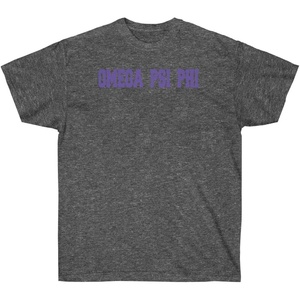 Omega Psi Phi College T-Shirt(Charcoal Grey)