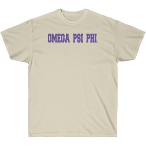 Omega Psi Phi College T-Shirt(Sand)