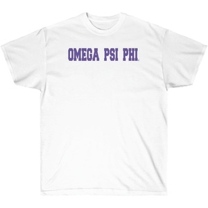 Omega Psi Phi College T-Shirt(White)