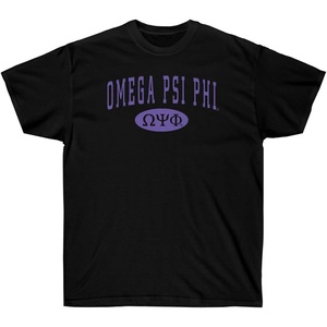 Omega Psi Phi Group T-Shirt(Black)