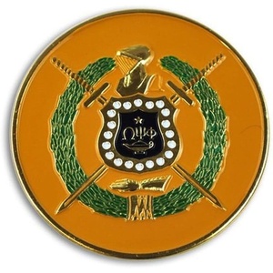 Omega Psi Phi Round Car Badges