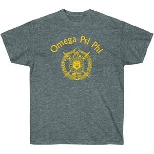 Omega Psi Phi Shield Tees(Charcoal Grey)
