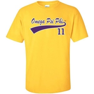 Omega Psi Phi Tail Tee(Gold)