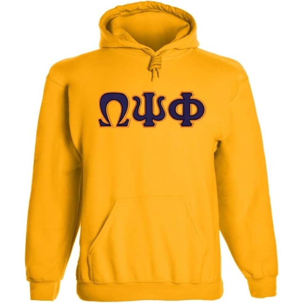 image:imageGreekgear Omega Psi Phi Twill Hooded SweatshirtGold