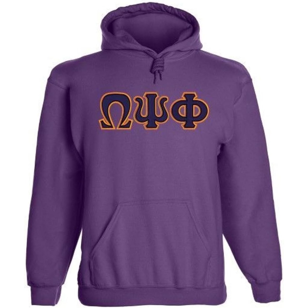 image:imageGreekgear Omega Psi Phi Twill Hooded SweatshirtPurple