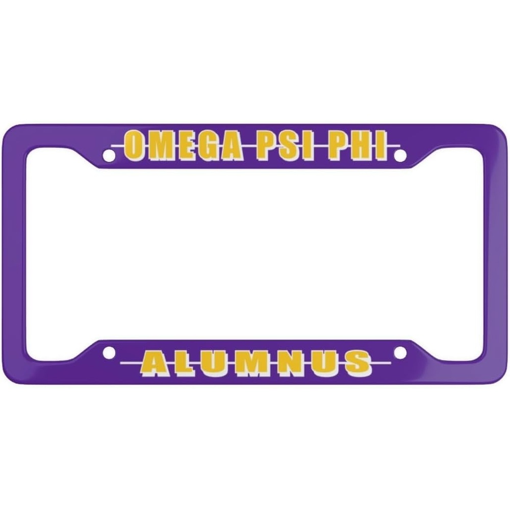 image:imageOmega Psi Phi Alumni License Plate Frame New