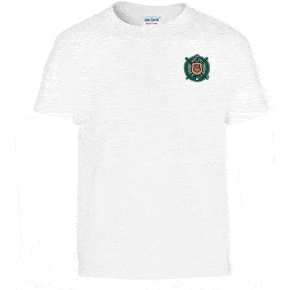 image:imageOmega Psi Phi Crest Shield Emblem ShirtWhite