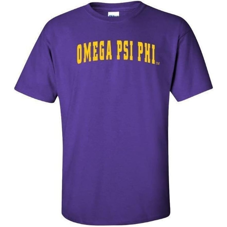 image:imageOmega Psi Phi Letterman TeePurple