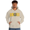 Greekgear Omega Psi Phi Year Crest Hoodies(Sports Grey)