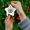 Omega Psi Phi Ceramic Ornaments Circle(Star)