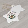 Omega Psi Phi Ceramic Ornaments Circle(Star)